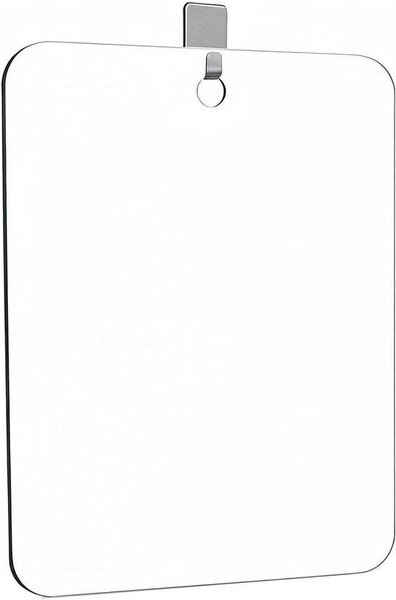 Zrcadlo do sprchy – cestovní zrcadlo – vhodné pro holení a líčení – nerozbité akrylátové – 20 x 30 cm – bez rámu