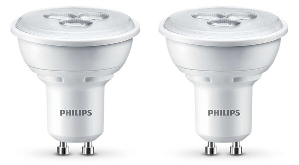 Sada 2xLED žárovka Philips Spot WW 3.5-35W GU10 827 36D 2700K