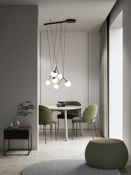 Lucis Závěsné LED svítidlo ZED 27,2W, d. 90 cm Barva: Bílá, Teplota světla: 3000K - teplá bílá, Stmívání, řízení: ON/OFF (bez stmívání)