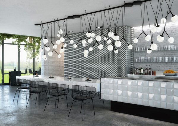 Lucis Závěsné LED svítidlo ZED 27,2W, d. 90 cm Barva: Bílá, Teplota světla: 3000K - teplá bílá, Stmívání, řízení: ON/OFF (bez stmívání)