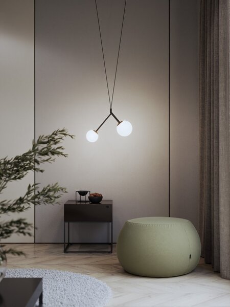 Lucis Závěsné LED svítidlo ZED 10,1W, d. 40 cm Barva: Bílá, Teplota světla: 3000K - teplá bílá, Stmívání, řízení: ON/OFF (bez stmívání)