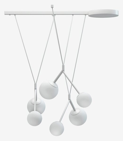 Lucis Závěsné LED svítidlo ZED 27,2W, d. 90 cm Barva: Bílá, Teplota světla: 3000K - teplá bílá, Stmívání, řízení: ON/OFF (bez stmívání)