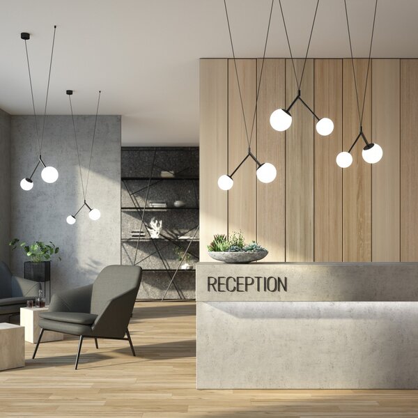 Lucis Závěsné LED svítidlo ZED 10,1W, d. 40 cm Barva: Bílá, Teplota světla: 3000K - teplá bílá, Stmívání, řízení: ON/OFF (bez stmívání)