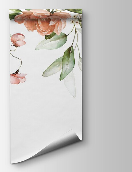 Fototapeta Kvetoucí květiny v jemných barvách, 3D fototapety, Populární fototapety, u94427 - Tapeko.co.cz