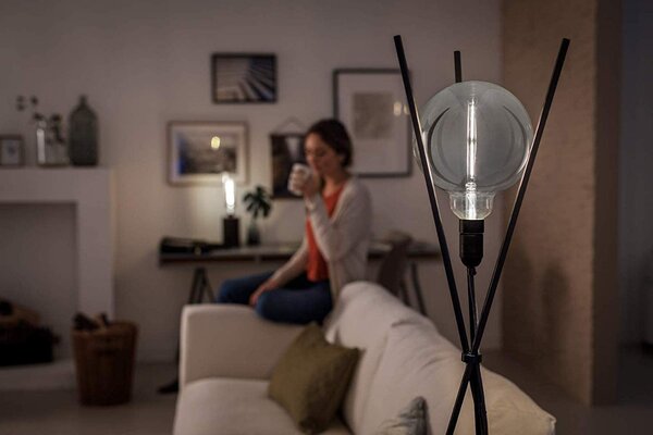 Vintage LED žárovka E27 G200 6,5W 270lm 4000K stmívatelná, smoky