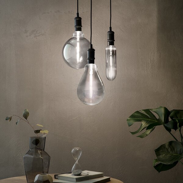 Vintage LED žárovka E27 G200 6,5W 270lm 4000K stmívatelná, smoky