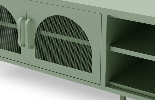 Marckeric Kovový TV stolek Diora 160 x 35 cm