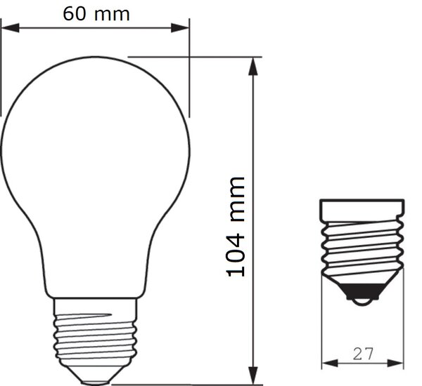 LED žárovka Philips Classic LEDBulb ND 100W A60 827 FR 10,5W 1521lm 2700K