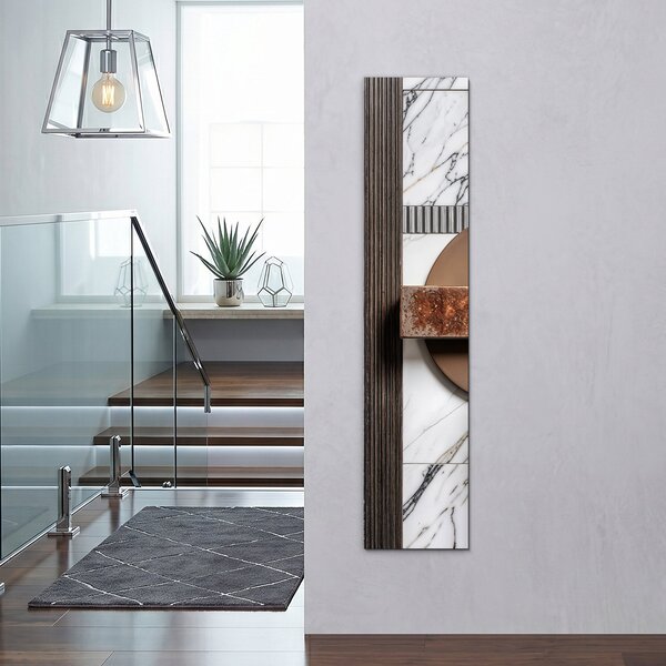 DUBLEZ | Moderní panel na stěnu - Mramorová elegance | UV tisk, Premium