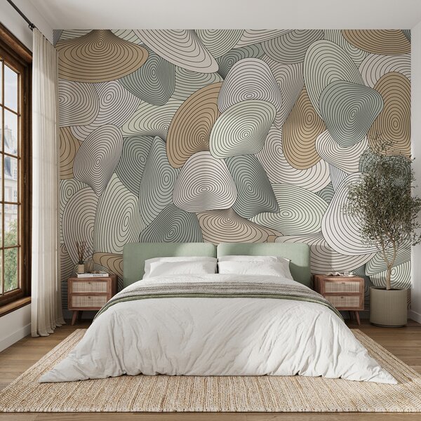 Fototapeta Vzor spirál a čar, Designové fototapety na zeď, Populární fototapety, u94475 - Tapeko.co.cz