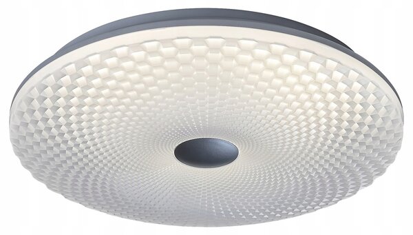 Stropní Svítidlo stropní svítidlo 24W moderní stříbrné bílé kulatý 40cm 4000K Rabalux
