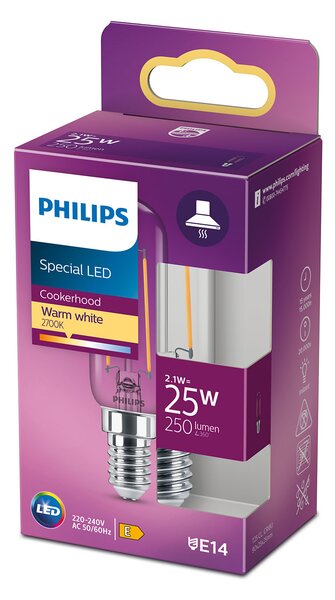 LED classic 25W T25L E14 CL ND RF Žárovka 2,1W 250lm