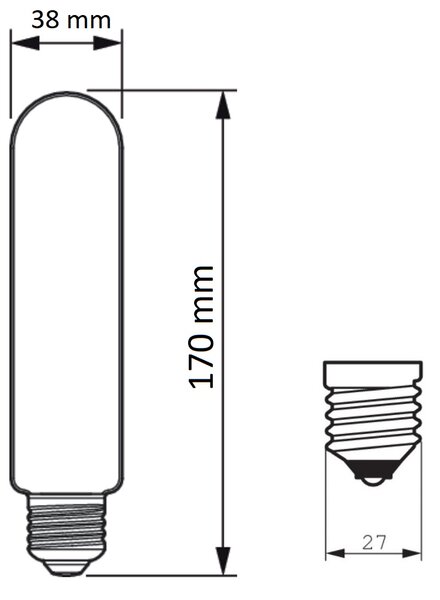 LED žárovka TForce Core LED road 17W 730 E27 MV 2800lm