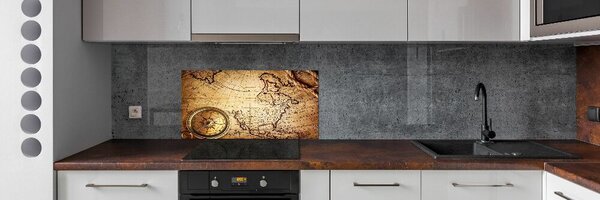 Panel do kuchyně Kompas na mapě pksh-51580296