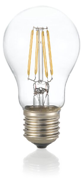 LED filament žárovka E27 A60 8W 910lm 3000K CRI80, nestmívatelná