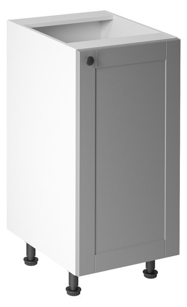 KONDELA Spodní skříňka,šedá matná / bílá, univerzální, LAYLA D40