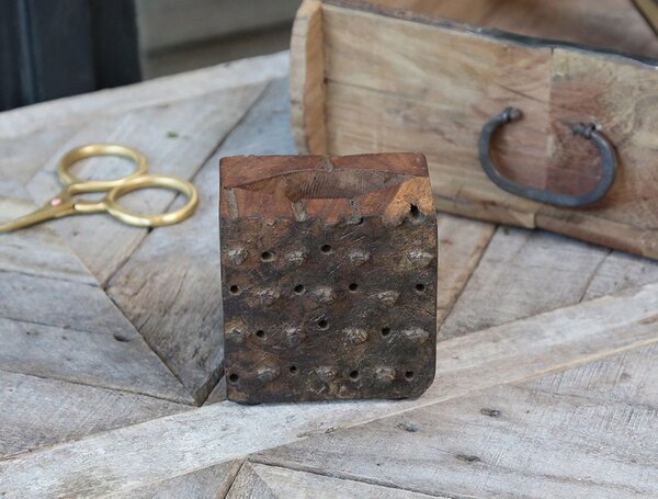 Grimaud starý stojan z formovací desky - 8*9*9 cm - Chic Antique