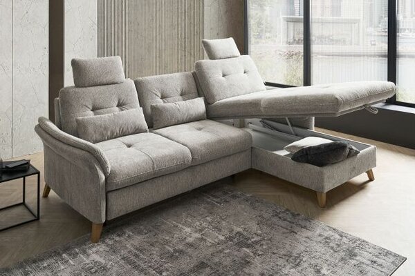 Sedací souprava STOCKHOLM_varianta "Longchair"_Orlean taupe