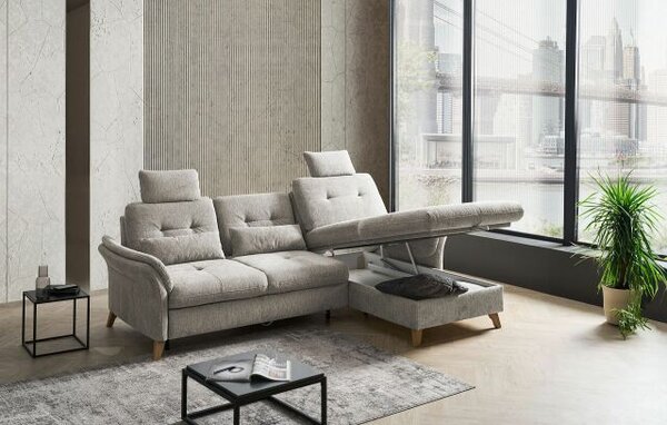 Sedací souprava STOCKHOLM_varianta "Longchair"_Orlean taupe