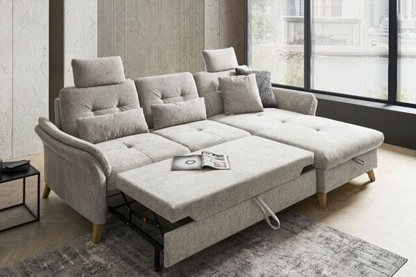 Sedací souprava STOCKHOLM_varianta "Longchair"_Orlean taupe