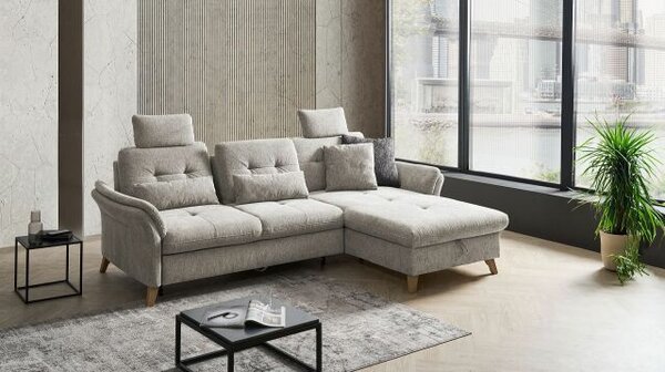 Sedací souprava STOCKHOLM_varianta "Longchair"_Orlean taupe