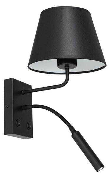 Nástěnná lampa ARDEN 1xE27/60W+1xG9/8W/230V černá/bílá