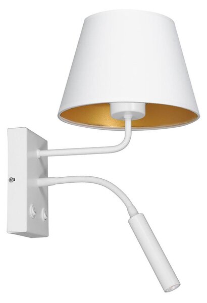 Nástěnná lampa ARDEN 1xE27/60W+1xG9/8W/230V bílá/zlatá