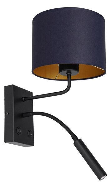 Nástěnná lampa ARDEN 1xE27/60W+1xG9/8W/230V modrá