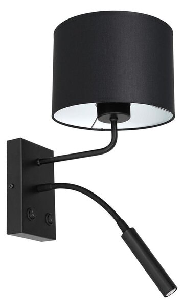 Nástěnná lampa ARDEN 1xE27/60W+1xG9/8W/230V černá/bílá