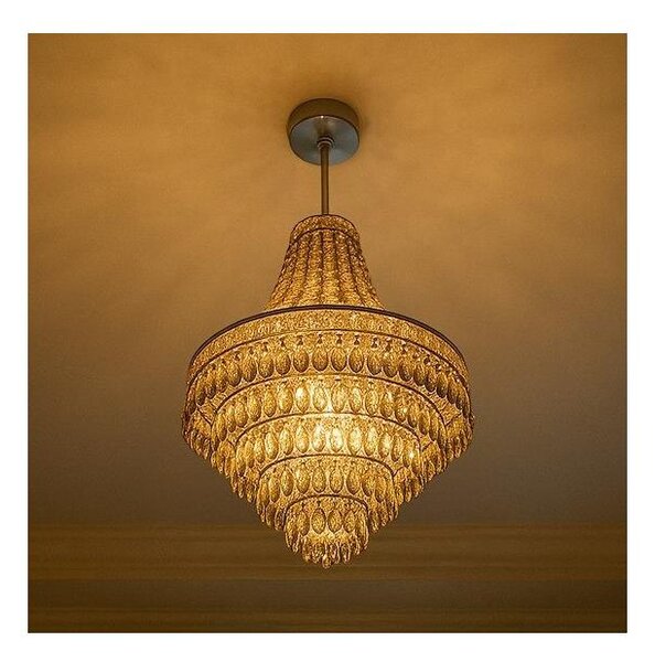 Lustr na tyči CORAL 3xE14/40W/230V pr. 36 cm