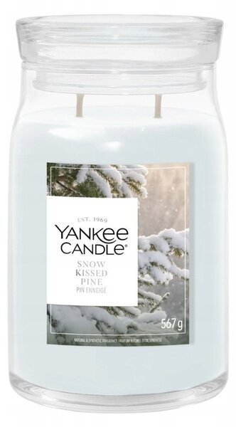 Sójová vonná svíčka Snow Kissed Pine Yankee Candle