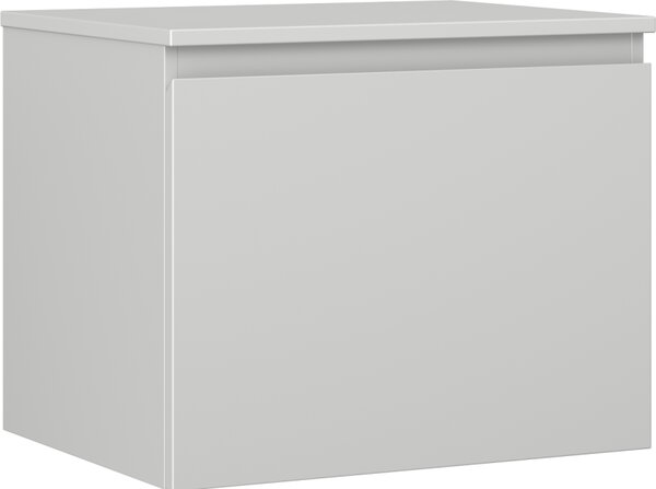 Mexen Orio, koupelnová skříňka 60 cm s horní částí, 1 zásuvka, šedá matná, 91A10-06047-1-BFC62