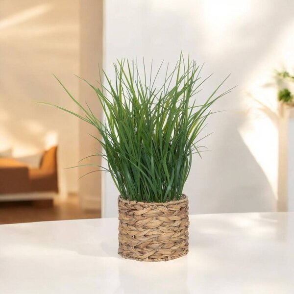 Umělá tráva v květináči s vodního hyacintu, výš, 70 cm
