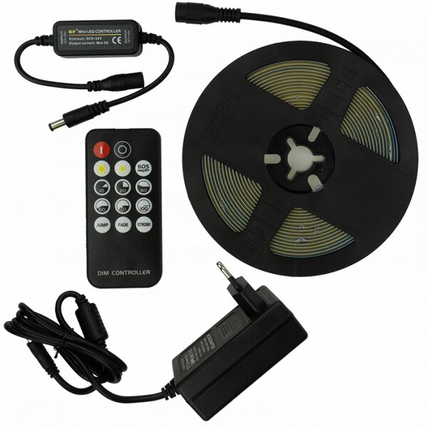 LED pásek Ecolight 5 m 24V neutrální bílá COB 320 IP20