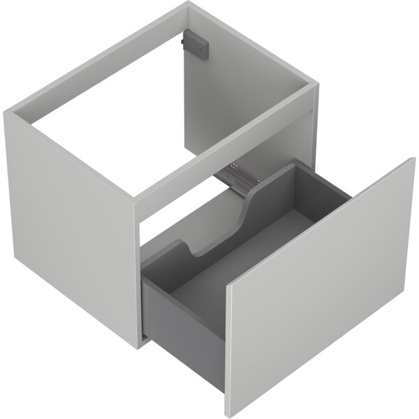 Mexen Orio, koupelnová skříňka 60 cm, 1 zásuvka, šedá matná, 91A10-06047-1-BF62
