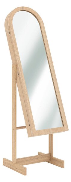 Skříňka na bižuterii se zrcadlem SOLEYA, 42 x 37,5 x 145 cm