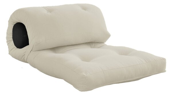 Šedobéžová futonová matrace 70x200 cm Wrap Beige/Dark Grey – Karup Design