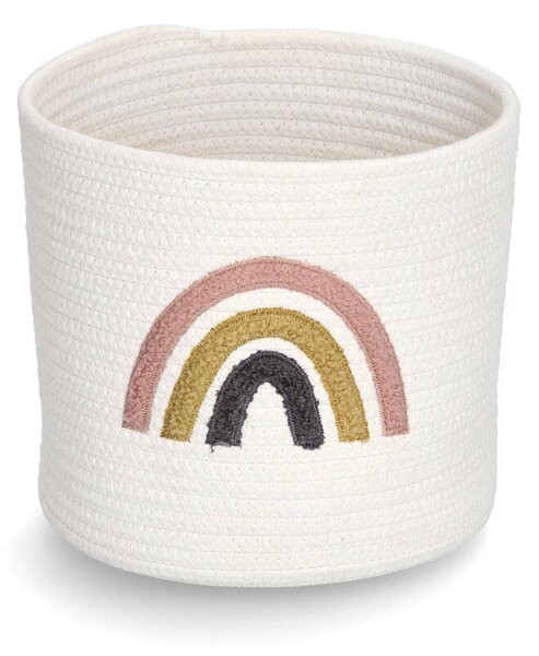 Úložný košík z pleteniny RAINBOW, Ø 25 cm