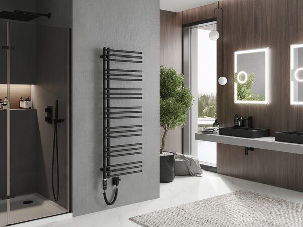 Mexen Neptun, elektrické topné těleso 1400 x 500 mm, 600 W, černá, W101-1400-500-2600-70