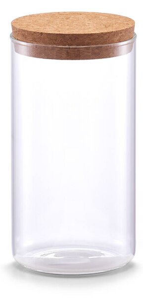 Útlá dóza s korkovým víkem, 1100 ml