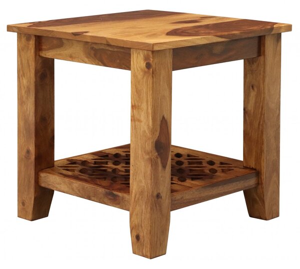 Odkládací stolek Mira 45x45x45 z indického masivu palisandr