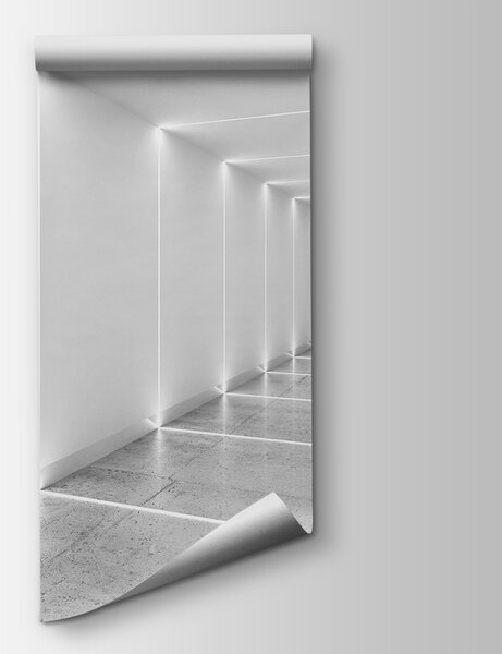 Fototapeta Bílá chodba s osvětlením, 3D fototapety, Populární fototapety, u95075 - Tapeko.co.cz