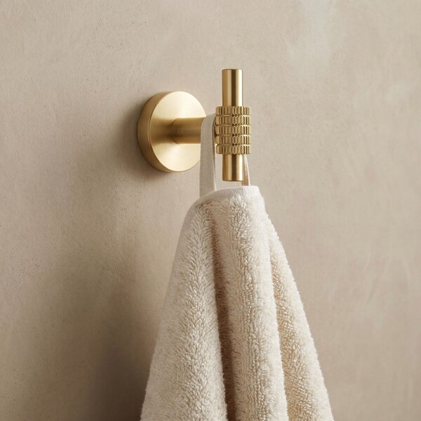 Koupelnový háček 29104 Riwon Brush Gold