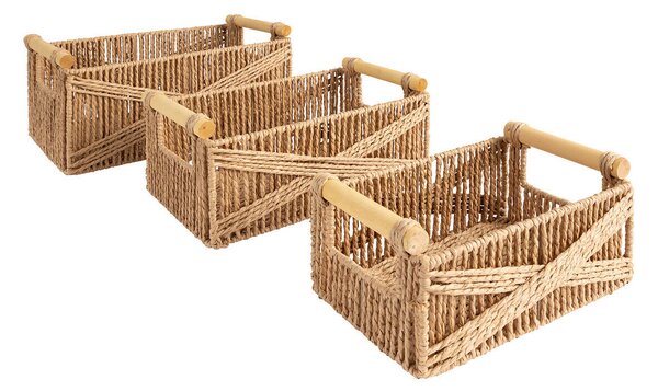 Sady úložných boxů EUGENE, 3 kusy