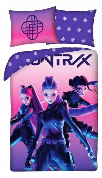 Dětské povlečení K-POP Demon Hunters 140 x 200 Halantex 100% bavlna
