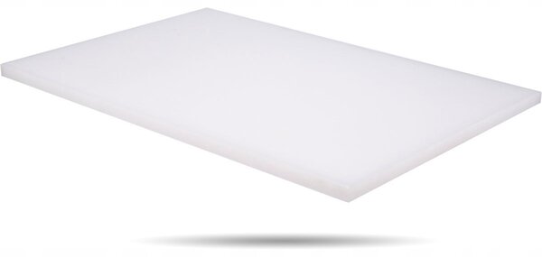 Prkénko na krájení Yato 60x40x2 cm Bílé na pečivo a mléčné výrobky HACCP HDPE