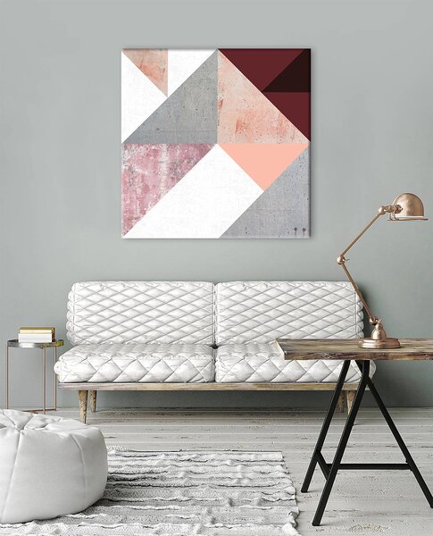 Obraz na stěnu Geometrický duch / Dan Johannson - 30x30 cm