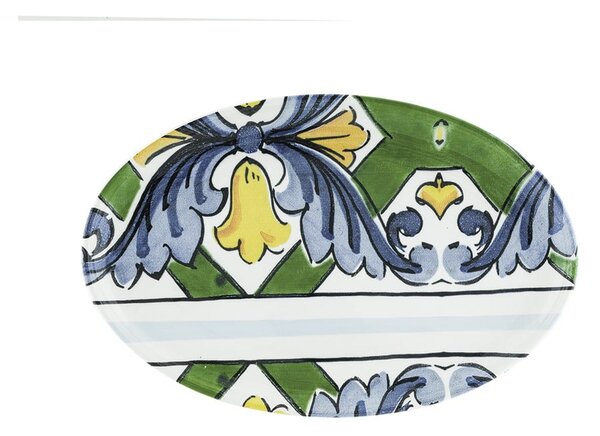Keramický servírovací talíř Villa Altachiara Taormina, 40 x 28 cm