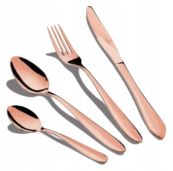 Sada příborů Berlinger Haus Rose Gold, 24 ks