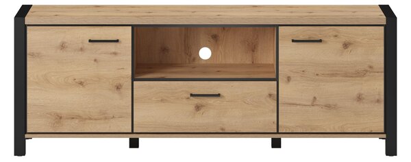 Tv stolek/skříňka Armin Typ 41 (dub taurus + matná černá)